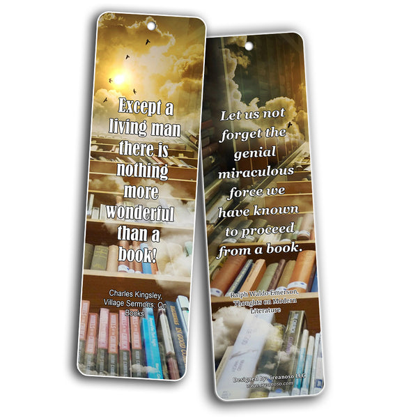 Creanoso Literary Avid Reading Quotes Bookmarker Cards (60-Pack) ÃƒÆ’Ã‚Â¢ÃƒÂ¢Ã¢â‚¬Å¡Ã‚Â¬ÃƒÂ¢Ã¢â€šÂ¬Ã…â€œ Premium Quality Book Reading Bookmarks Design ÃƒÆ’Ã‚Â¢ÃƒÂ¢Ã¢â‚¬Å¡Ã‚Â¬ÃƒÂ¢Ã¢â€šÂ¬Ã…â€œ Premium Gift for Men Women Adult, Bookworm ÃƒÆ’Ã‚Â¢ÃƒÂ¢Ã¢â‚¬Å¡Ã‚