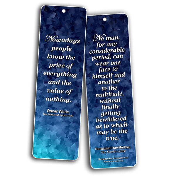 Literary Quotes Bookmarks  Life