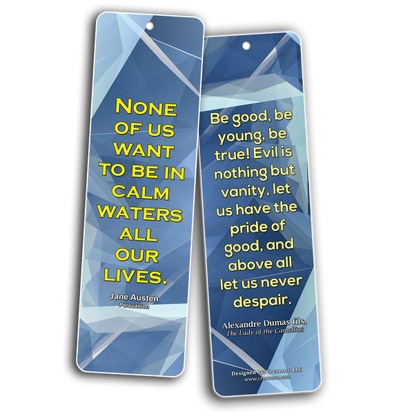 Literary Quotes Bookmarks  Life