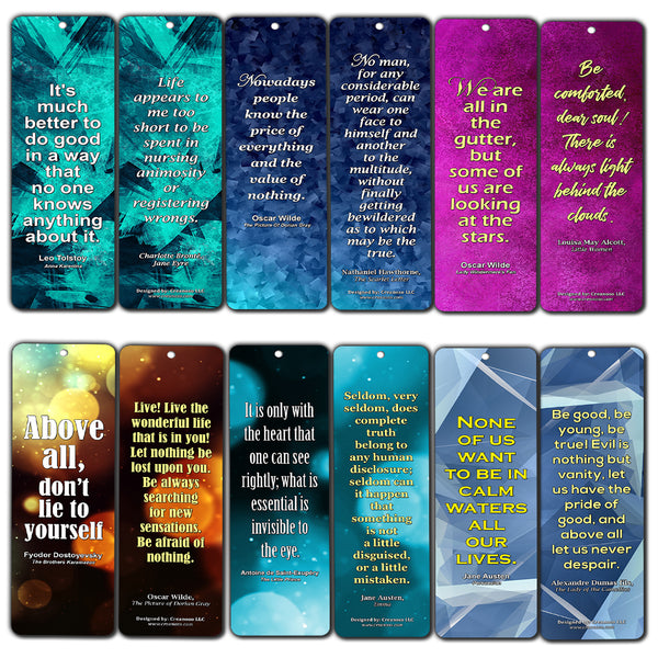 Literary Quotes Bookmarks  Life