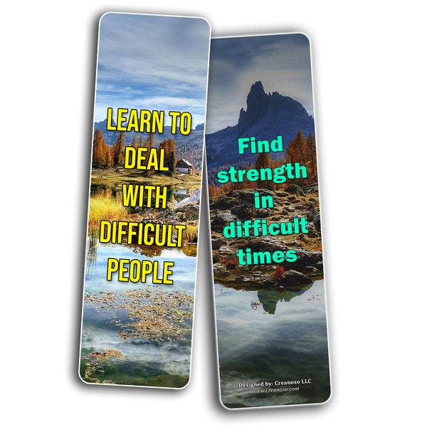 Creanoso How You Can Become a Better You Bookmarks (60-Pack) ÃƒÆ’Ã‚Â¢ÃƒÂ¢Ã¢â‚¬Å¡Ã‚Â¬ÃƒÂ¢Ã¢â€šÂ¬Ã…â€œ Inspirational Quote Sayings Bookmarker Cards ÃƒÆ’Ã‚Â¢ÃƒÂ¢Ã¢â‚¬Å¡Ã‚Â¬ÃƒÂ¢Ã¢â€šÂ¬Ã…â€œ Premium Gift for Men & Women, Adults, Teens ÃƒÆ’Ã‚Â¢ÃƒÂ¢Ã¢â‚¬Å¡Ã‚Â¬Ãƒ