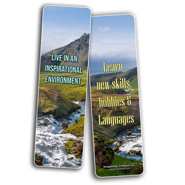 Creanoso How You Can Become a Better You Bookmarks (60-Pack) ÃƒÆ’Ã‚Â¢ÃƒÂ¢Ã¢â‚¬Å¡Ã‚Â¬ÃƒÂ¢Ã¢â€šÂ¬Ã…â€œ Inspirational Quote Sayings Bookmarker Cards ÃƒÆ’Ã‚Â¢ÃƒÂ¢Ã¢â‚¬Å¡Ã‚Â¬ÃƒÂ¢Ã¢â€šÂ¬Ã…â€œ Premium Gift for Men & Women, Adults, Teens ÃƒÆ’Ã‚Â¢ÃƒÂ¢Ã¢â‚¬Å¡Ã‚Â¬Ãƒ
