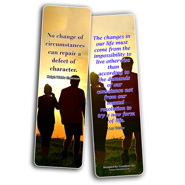Brilliant Quotes To Inspire Positive Change Bookmarks