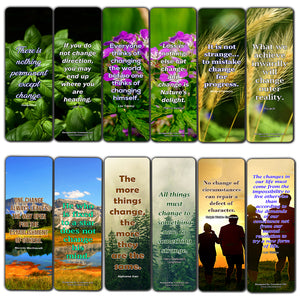 Brilliant Quotes To Inspire Positive Change Bookmarks