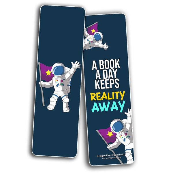 Creanoso Rocket Outer Space Futuristic Bookmarks for Kids (60-Pack) ÃƒÂ¢Ã¢â€šÂ¬Ã¢â‚¬Å“ Six Assorted Quality Bookmarker Cards Bulk Set ÃƒÂ¢Ã¢â€šÂ¬Ã¢â‚¬Å“ Premium Gift for Boys & Girls, Children ÃƒÂ¢Ã¢â€šÂ¬Ã¢â‚¬Å“ Premium Gift Set ÃƒÂ¢Ã¢â€šÂ¬Ã¢â‚¬Å“ Rewards