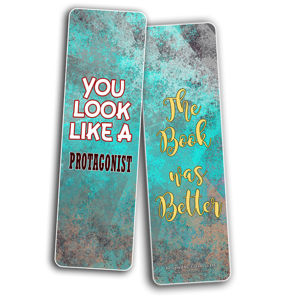 Creanoso Modern Bookmarks Cards (30-Pack) ÃƒÂ¢Ã¢â€šÂ¬Ã¢â‚¬Å“ Stocking Stuffers Gift for Men & Women, Teens - Party Favors Supplies ÃƒÂ¢Ã¢â€šÂ¬Ã¢â‚¬Å“ Rewards Gifts ÃƒÂ¢Ã¢â€šÂ¬Ã¢â‚¬Å“ Awesome Bookmark Collection for Readers ÃƒÂ¢Ã¢â€šÂ¬Ã¢â‚¬Å“ Bookmarks Bul