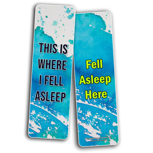 Creanoso Readers Bookmarks Cards  Premium Gift Set  Awesome Bookmarks for Men & Women, Teens  Six Bulk Assorted Bookmarks Designs  Premium Gift Design