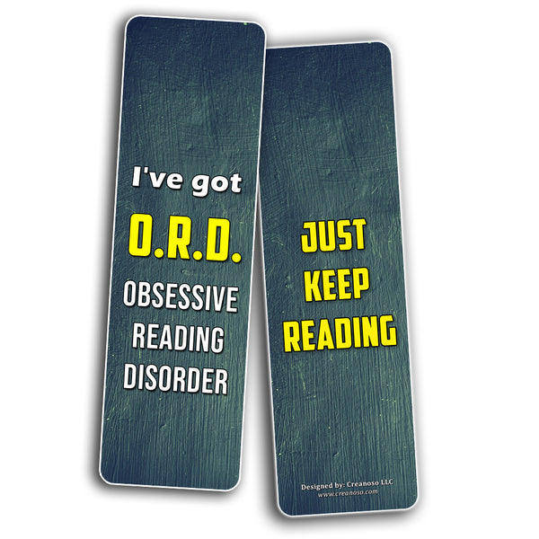 Creanoso Addicted Readers Bookmarks (30-Pack) ÃƒÂ¢Ã¢â€šÂ¬Ã¢â‚¬Å“ Inspiring Inspirational Bookmarker Cards Set - Premium Stocking Stuffers Gifts for Bookworms, Book Lovers, Bibliophiles ÃƒÂ¢Ã¢â€šÂ¬Ã¢â‚¬Å“ Great Stocking Stuffers Gifts