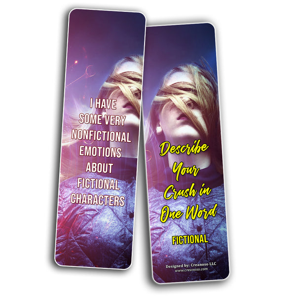 Creanoso Fiction Bookmarks (30-Pack) ÃƒÂ¢Ã¢â€šÂ¬Ã¢â‚¬Å“ Stocking Stuffers Gift for Men, Women, Adult, Teens - Party Favors Supplies ÃƒÂ¢Ã¢â€šÂ¬Ã¢â‚¬Å“ Rewards Gifts ÃƒÂ¢Ã¢â€šÂ¬Ã¢â‚¬Å“ Awesome Bookmark Collection for Readers