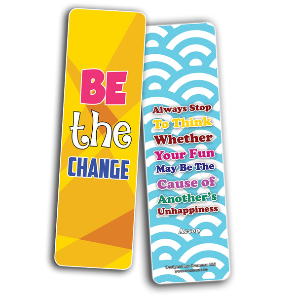 Creanoso Good Character Bookmarks (30-Pack) - Stocking Stuffers Gift Bookworm, Boys Girls, Men & Women ÃƒÂ¢Ã¢â€šÂ¬Ã¢â‚¬Å“ Book Reading Supplies ÃƒÂ¢Ã¢â€šÂ¬Ã¢â‚¬Å“ Employee Incentives Rewards ÃƒÂ¢Ã¢â€šÂ¬Ã¢â‚¬Å“ Cool Giveaways for Kids