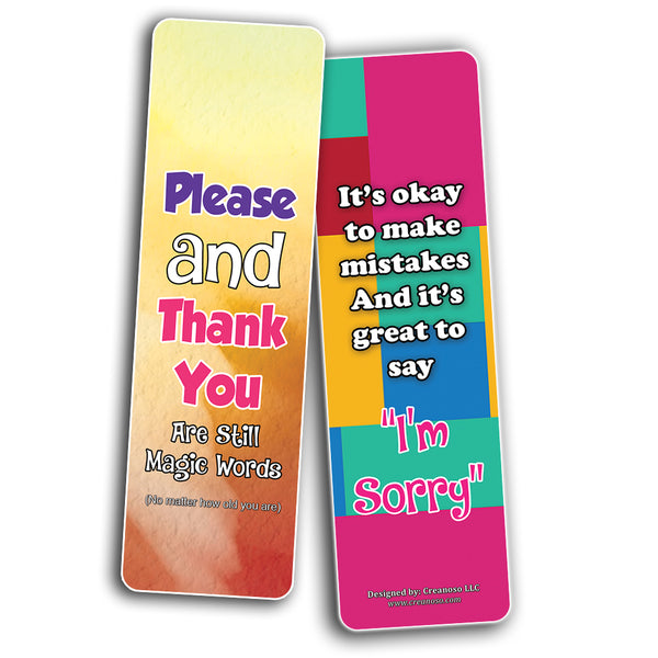 Creanoso Good Character Bookmarks (30-Pack) - Stocking Stuffers Gift Bookworm, Boys Girls, Men & Women ÃƒÂ¢Ã¢â€šÂ¬Ã¢â‚¬Å“ Book Reading Supplies ÃƒÂ¢Ã¢â€šÂ¬Ã¢â‚¬Å“ Employee Incentives Rewards ÃƒÂ¢Ã¢â€šÂ¬Ã¢â‚¬Å“ Cool Giveaways for Kids