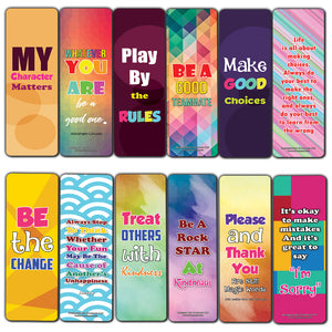 Creanoso Good Character Bookmarks (30-Pack) - Stocking Stuffers Gift Bookworm, Boys Girls, Men & Women ÃƒÂ¢Ã¢â€šÂ¬Ã¢â‚¬Å“ Book Reading Supplies ÃƒÂ¢Ã¢â€šÂ¬Ã¢â‚¬Å“ Employee Incentives Rewards ÃƒÂ¢Ã¢â€šÂ¬Ã¢â‚¬Å“ Cool Giveaways for Kids