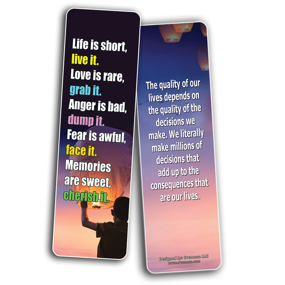 Powerful Motivational Quotes for Students Bookmarks (60-Pack) – Creanoso