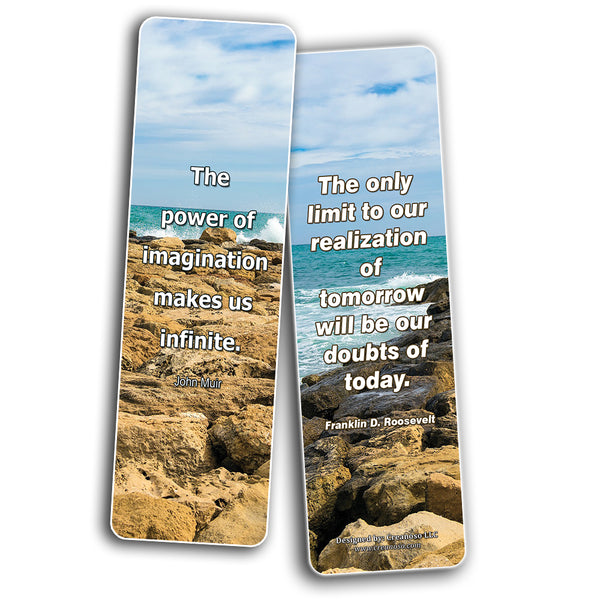 Motivational Quotes to Help You Achieve Your Dreams Bookmarks (60-Pack)