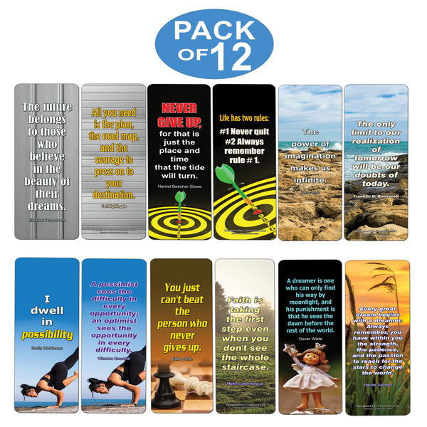 Motivational Quotes to Help You Achieve Your Dreams Bookmarks