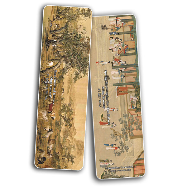 Creanoso Ancient Chinese Paintings Bookmarks (30-Pack) ÃƒÂ¢Ã¢â€šÂ¬Ã¢â‚¬Å“ Stocking Stuffers Gift for Men & Women, Teens - Rewards Gifts ÃƒÂ¢Ã¢â€šÂ¬Ã¢â‚¬Å“ Awesome Art Bookmark Collection ÃƒÂ¢Ã¢â€šÂ¬Ã¢â‚¬Å“ Bulk Set Pack ÃƒÂ¢Ã¢â€šÂ¬Ã¢â‚¬Å“ Inspiring Art Im