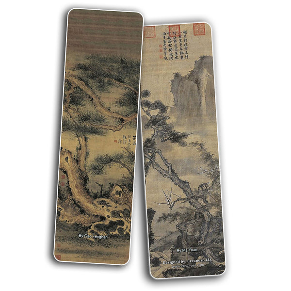 Creanoso Chinese Paintings Bookmarks - Four Gentlemen and Three Friends of Winter (60-Pack) ÃƒÆ’Ã‚Â¢ÃƒÂ¢Ã¢â‚¬Å¡Ã‚Â¬ÃƒÂ¢Ã¢â€šÂ¬Ã…â€œ Inspirational China Art Impressions Bookmarker Cards ÃƒÆ’Ã‚Â¢ÃƒÂ¢Ã¢â‚¬Å¡Ã‚Â¬ÃƒÂ¢Ã¢â€šÂ¬Ã…â€œ Premium Gift Collection for Me