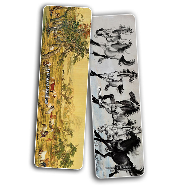 China Horse Chinese Painting Bookmarks (30-Pack) - Stocking Stuffers Gift for Men & Women, Teens - Awesome Art Bookmark Collection ÃƒÂ¢Ã¢â€šÂ¬Ã¢â‚¬Å“ Inspiring China Art Impressions ÃƒÂ¢Ã¢â€šÂ¬Ã¢â‚¬Å“ Horse Paints