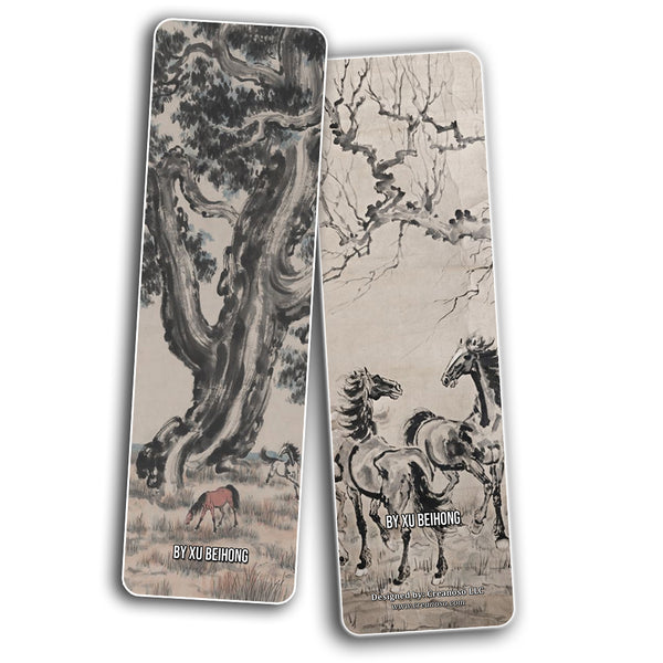 China Horse Chinese Painting Bookmarks (30-Pack) - Stocking Stuffers Gift for Men & Women, Teens - Awesome Art Bookmark Collection ÃƒÂ¢Ã¢â€šÂ¬Ã¢â‚¬Å“ Inspiring China Art Impressions ÃƒÂ¢Ã¢â€šÂ¬Ã¢â‚¬Å“ Horse Paints