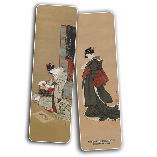 Creanoso Katsushika Hokusai Japanese Ladies Bookmarks (60-Pack) ÃƒÆ’Ã‚Â¢ÃƒÂ¢Ã¢â‚¬Å¡Ã‚Â¬ÃƒÂ¢Ã¢â€šÂ¬Ã…â€œ Inspirational Japan Art Impressions Bookmarker Cards ÃƒÆ’Ã‚Â¢ÃƒÂ¢Ã¢â‚¬Å¡Ã‚Â¬ÃƒÂ¢Ã¢â€šÂ¬Ã…â€œ Premium Gift Collection for Men & Women, Teens ÃƒÆ’Ã‚Â¢ÃƒÂ