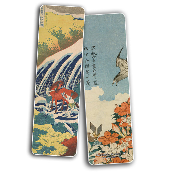 Creanoso Katsushika Hokusai Bookmarks - Landscape Woodblock Print (60-Pack) ÃƒÆ’Ã‚Â¢ÃƒÂ¢Ã¢â‚¬Å¡Ã‚Â¬ÃƒÂ¢Ã¢â€šÂ¬Ã…â€œ Inspirational Japan Art Impressions Bookmarker Cards ÃƒÆ’Ã‚Â¢ÃƒÂ¢Ã¢â‚¬Å¡Ã‚Â¬ÃƒÂ¢Ã¢â€šÂ¬Ã…â€œ Premium Gift Collection for Men & Women, Teens