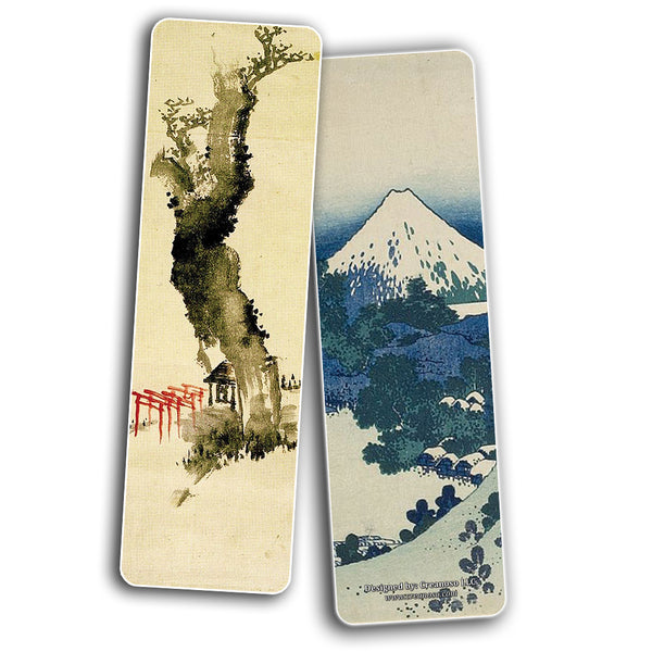 Creanoso Katsushika Hokusai Bookmarks - Landscape Woodblock Print (60-Pack) ÃƒÆ’Ã‚Â¢ÃƒÂ¢Ã¢â‚¬Å¡Ã‚Â¬ÃƒÂ¢Ã¢â€šÂ¬Ã…â€œ Inspirational Japan Art Impressions Bookmarker Cards ÃƒÆ’Ã‚Â¢ÃƒÂ¢Ã¢â‚¬Å¡Ã‚Â¬ÃƒÂ¢Ã¢â€šÂ¬Ã…â€œ Premium Gift Collection for Men & Women, Teens