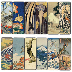 Creanoso Katsushika Hokusai Bookmarks - Landscape Woodblock Print (60-Pack) ÃƒÆ’Ã‚Â¢ÃƒÂ¢Ã¢â‚¬Å¡Ã‚Â¬ÃƒÂ¢Ã¢â€šÂ¬Ã…â€œ Inspirational Japan Art Impressions Bookmarker Cards ÃƒÆ’Ã‚Â¢ÃƒÂ¢Ã¢â‚¬Å¡Ã‚Â¬ÃƒÂ¢Ã¢â€šÂ¬Ã…â€œ Premium Gift Collection for Men & Women, Teens