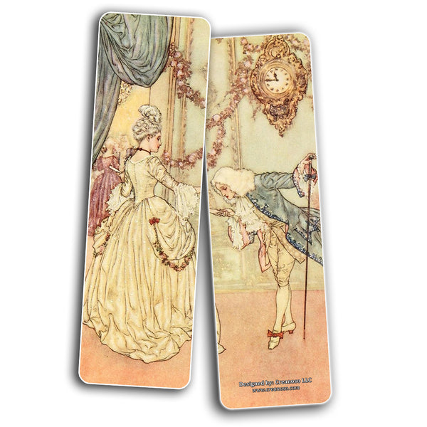Creanoso Fairy Tales Edmund Dulac Bookmarks  Awesome Bookmarks for Men, Women, Teens  Six Assorted Bookmarks Designs  Unique Art Impressions Design  Cool Art Paints