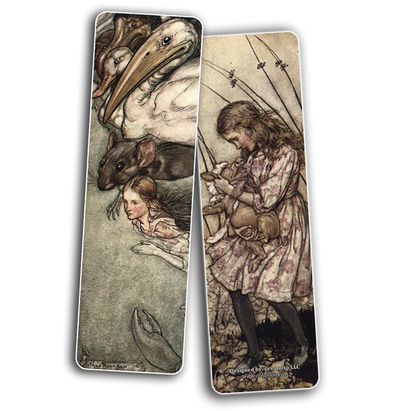 Creanoso Fairy Tales Arthur Rackham Bookmarks  Awesome Bookmarks for Men, Women, Teens  Six Assorted Bookmarks Designs  Unique Art Impressions Design  Cool Art Paints