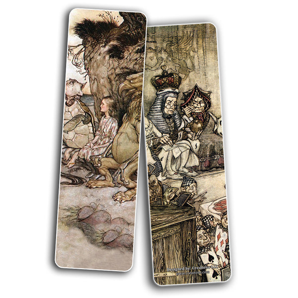 Creanoso Fairy Tales Arthur Rackham Bookmarks  Awesome Bookmarks for Men, Women, Teens  Six Assorted Bookmarks Designs  Unique Art Impressions Design  Cool Art Paints