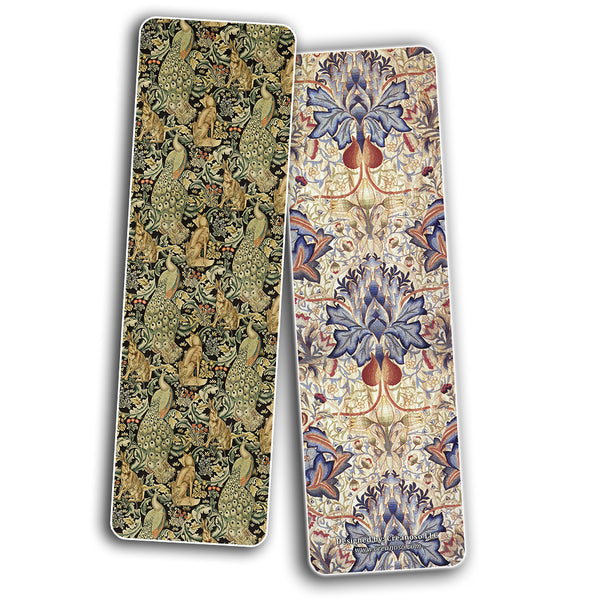 Creanoso Vintage Cards - William Morris Bookmark Cards (30-Pack) - Stocking Stuffers Gift for Bookworms, Men & Women, Teens - Unique Bookmark Collection ÃƒÂ¢Ã¢â€šÂ¬Ã¢â‚¬Å“ Cool Art Impressions Book Binder ÃƒÂ¢Ã¢â€šÂ¬Ã¢â‚¬Å“ Page Clip