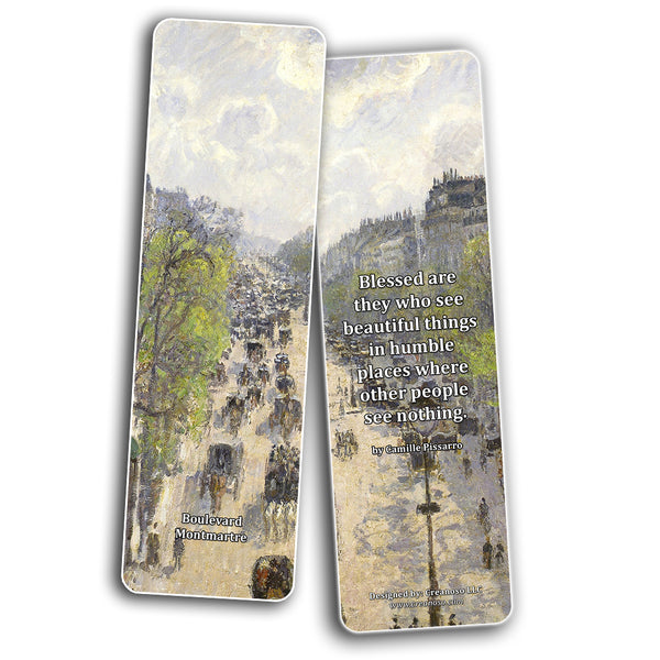 Creanoso Vintage Cards Famous Paintings Bookmarks Set (60-Pack) ÃÂ