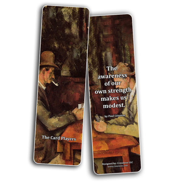 Creanoso Vintage Cards - Various Artists Bookmarks (30-Pack) - Stocking Stuffers Gift for Bookworms, Men & Women, Teens - Unique Bookmark Collection ÃƒÂ¢Ã¢â€šÂ¬Ã¢â‚¬Å“ Inspiring Art Impressions Book Binder ÃƒÂ¢Ã¢â€šÂ¬Ã¢â‚¬Å“ Page Clip