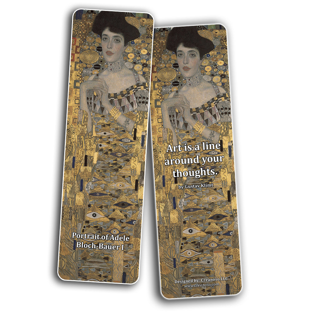 Creanoso Vintage Cards Famous Paintings Bookmarks Set (60-Pack) ÃÂ