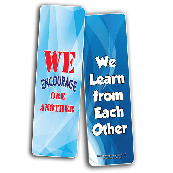 Creanoso Team Building Bookmarks for Kids (30-Pack) ÃƒÂ¢Ã¢â€šÂ¬Ã¢â‚¬Å“ Six Assorted Quality Bookmarker Cards Bulk Set ÃƒÂ¢Ã¢â€šÂ¬Ã¢â‚¬Å“ Premium Gift for Kids, Boys & Girls ÃƒÂ¢Ã¢â€šÂ¬Ã¢â‚¬Å“ Stocking Stuffers Gifts for Children ÃƒÂ¢Ã¢â€šÂ¬Ã¢â‚¬Å“ Fun Rea