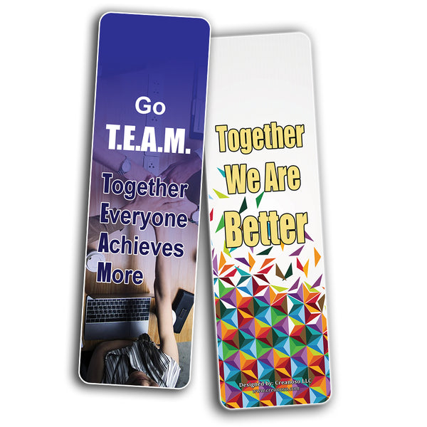 Creanoso Team Building Bookmark Cards (60-Pack) ÃƒÂ¢Ã¢â€šÂ¬Ã¢â‚¬Å“ Premium Gift Set ÃƒÂ¢Ã¢â€šÂ¬Ã¢â‚¬Å“ Awesome Bookmarks for Men, Women, Adults ÃƒÂ¢Ã¢â€šÂ¬Ã¢â‚¬Å“ Six Bulk Assorted Bookmarks Designs ÃƒÂ¢Ã¢â€šÂ¬Ã¢â‚¬Å“ Employee Incentives ÃƒÂ¢Ã¢â€šÂ¬Ã¢â‚¬Å