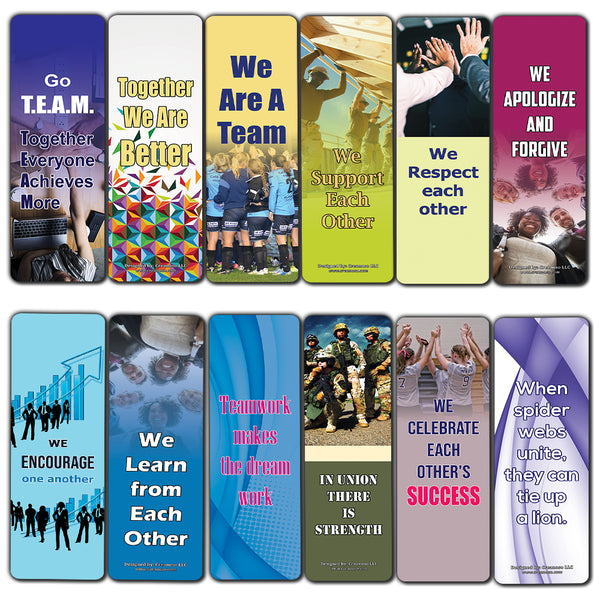 Creanoso Team Building Bookmarks for Adults  Book Reading Incentives Bookmarker Cards  Stocking Stuffers Gift for Men & Women, Adults  Employee Rewards and Incentives  Page Clip
