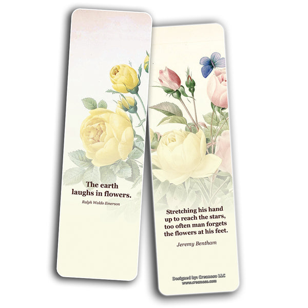 Creanoso Vintage Rose Flowers Bookmarker Cards (30-Pack) ÃƒÂ¢Ã¢â€šÂ¬Ã¢â‚¬Å“ Stocking Stuffers Gift for Men & Women, Adults ÃƒÂ¢Ã¢â€šÂ¬Ã¢â‚¬Å“ Awesome Bookmark Collection ÃƒÂ¢Ã¢â€šÂ¬Ã¢â‚¬Å“ Business Gifts ÃƒÂ¢Ã¢â€šÂ¬Ã¢â‚¬Å“ Employee Rewards Incentives
