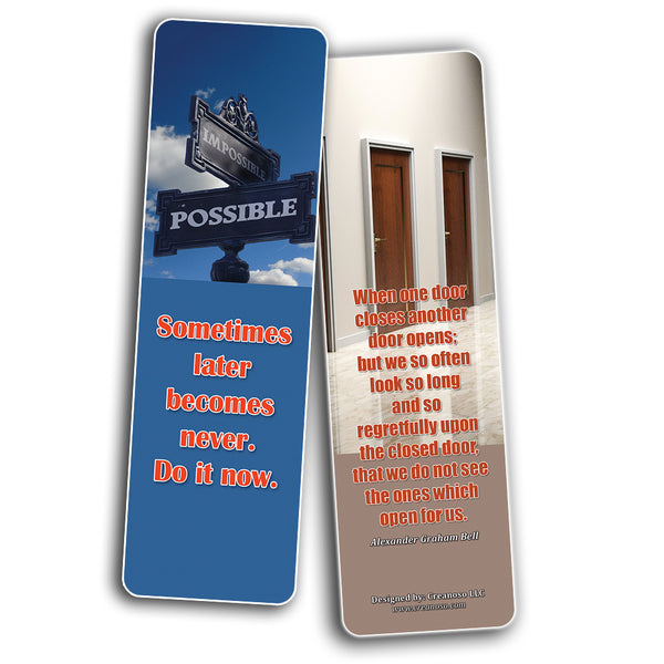 Creanoso Amazing Motivational Reading Bookmarks for Students (30-Pack) ÃƒÂ¢Ã¢â€šÂ¬Ã¢â‚¬Å“ Stocking Stuffers Gift for Boys, Girls, Men, Women, Teens ÃƒÂ¢Ã¢â€šÂ¬Ã¢â‚¬Å“ Awesome Bookmark Collection ÃƒÂ¢Ã¢â€šÂ¬Ã¢â‚¬Å“ Book Reading Rewards Incentives