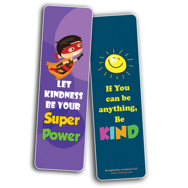 Kids Kindness Bookmarker Cards (30-Pack) ÃƒÂ¢Ã¢â€šÂ¬Ã¢â‚¬Å“ Bookclub Reading Gift Set Boys & Girls ÃƒÂ¢Ã¢â€šÂ¬Ã¢â‚¬Å“ Stocking Stuffers Gifts for Children Birthday Party Back to School Thanksgiving Christmas