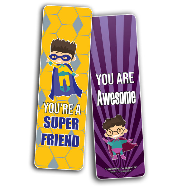 Friendship Bookmarks Cards for Kids Boys Girls (12-Pack) ÃƒÂ¢Ã¢â€šÂ¬Ã¢â‚¬Å“ Friendship Reading Bookmarker - Stocking Stuffers Gift for Children Students ÃƒÂ¢Ã¢â€šÂ¬Ã¢â‚¬Å“ School Teacher Clas sroom Rewards Incentive Party Favors