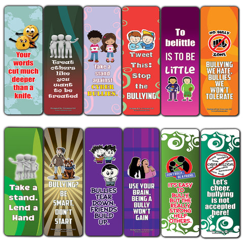 Creanoso Anti-Bullying Slogans Bookmarks for Kids (60-Pack) ÃƒÆ’Ã‚Â¢ÃƒÂ¢Ã¢â‚¬Å¡Ã‚Â¬ÃƒÂ¢Ã¢â€šÂ¬Ã…â€œ Premium Gift Set ÃƒÆ’Ã‚Â¢ÃƒÂ¢Ã¢â‚¬Å¡Ã‚Â¬ÃƒÂ¢Ã¢â€šÂ¬Ã…â€œ Awesome Bookmarks for Boys, Girls, Children, Teens ÃƒÆ’Ã‚Â¢ÃƒÂ¢Ã¢â‚¬Å¡Ã‚Â¬ÃƒÂ¢Ã¢â€šÂ¬Ã…â€œ School