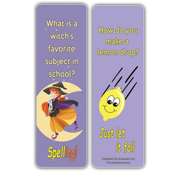 Creanoso Hilariously Silly Jokes Series 6 Bookmarks - Cool and Funny Jokes