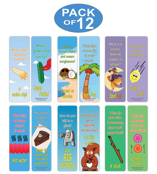 Creanoso Hilariously Silly Jokes Series 6 Bookmarks - Cool and Funny Jokes