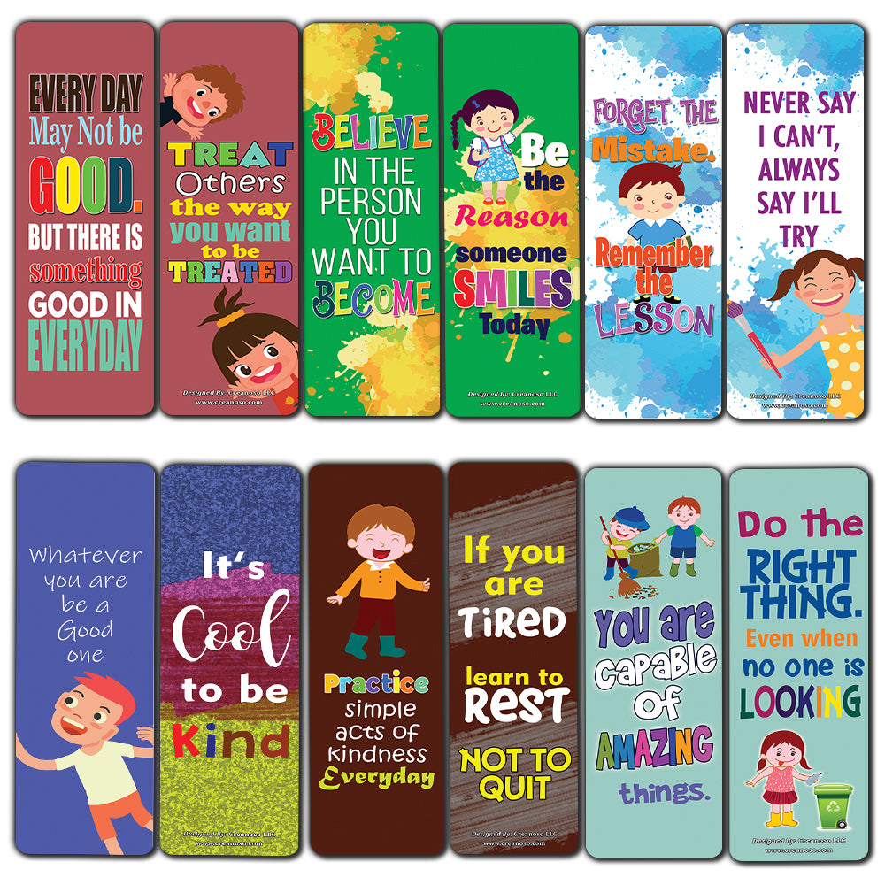 Inspirational Quotes for Kids That Help Build Positive Relationships (30-Pack)