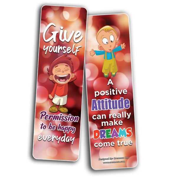 Inspirational Quotes to Live By for Kids Bookmarks (60-Pack)