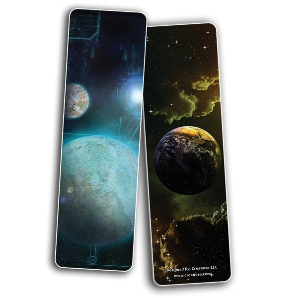 Cosmos Outer Space Futuristic Universe Galaxy Bookmarks (60-Pack) Ã¢â‚¬â€œ Bulk Pack Gift Giveaways