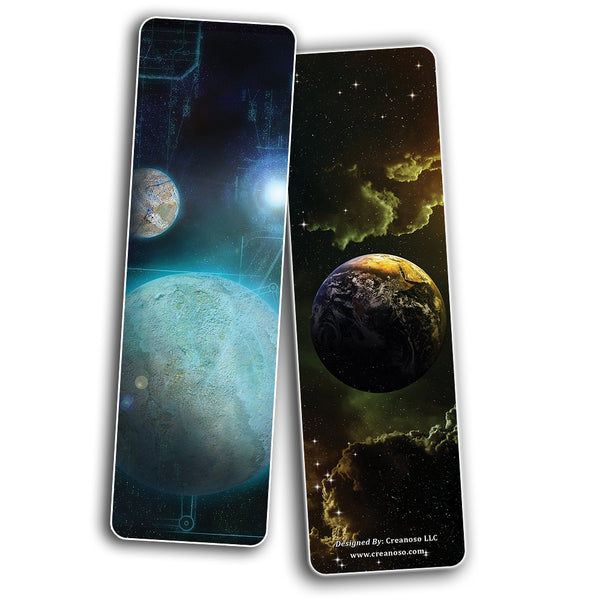 Cosmos Outer Space Futuristic Universe Galaxy Bookmarks (30-Pack) â€“ Bulk Pack Set Page Markers