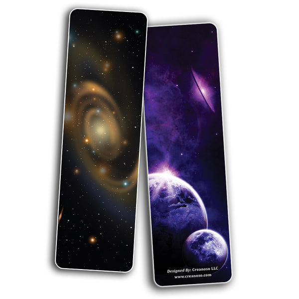 Cosmos Outer Space Futuristic Universe Galaxy Bookmarks (60-Pack) Ã¢â‚¬â€œ Bulk Pack Gift Giveaways