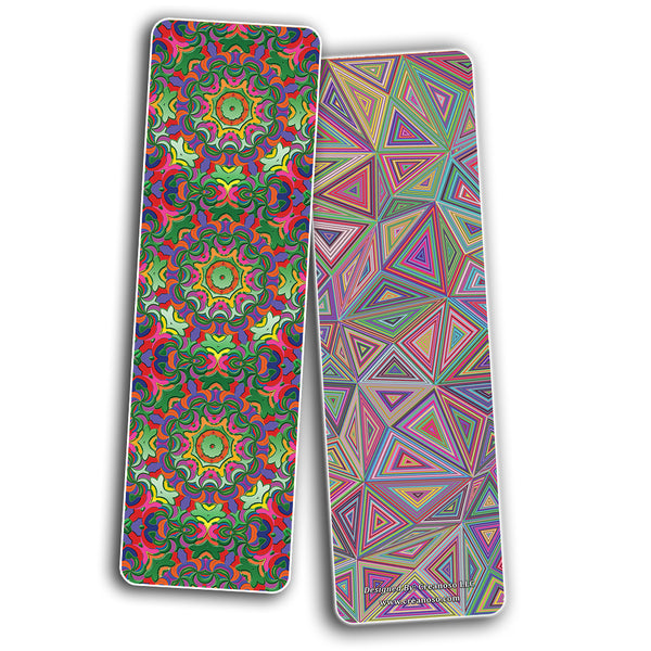 Creanoso Colorful Patterns Optical Bookmarks Series 2 (30-Pack) â€“ Premium Gifts Bookmarks